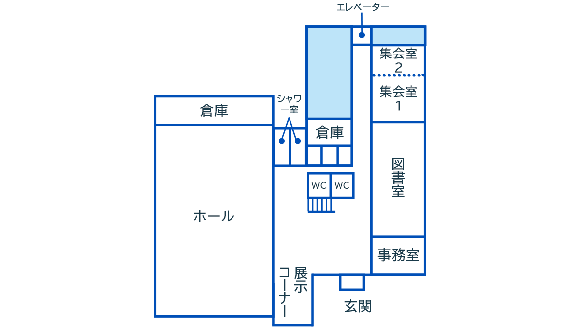 図：1階見取り図