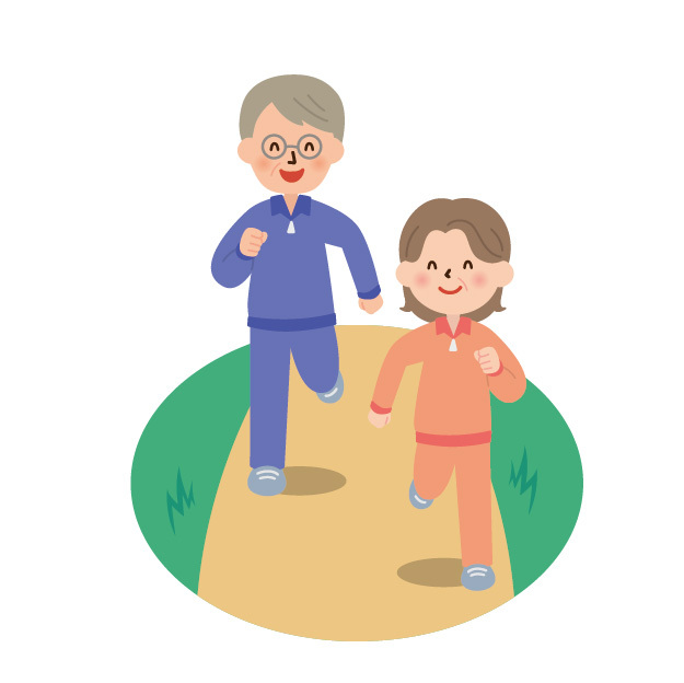 イラスト：ウォーキング